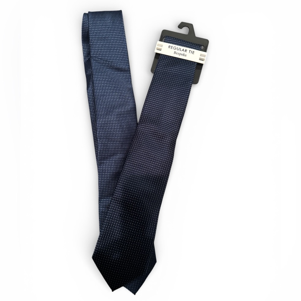 Navy Blue Polka Dot Tie